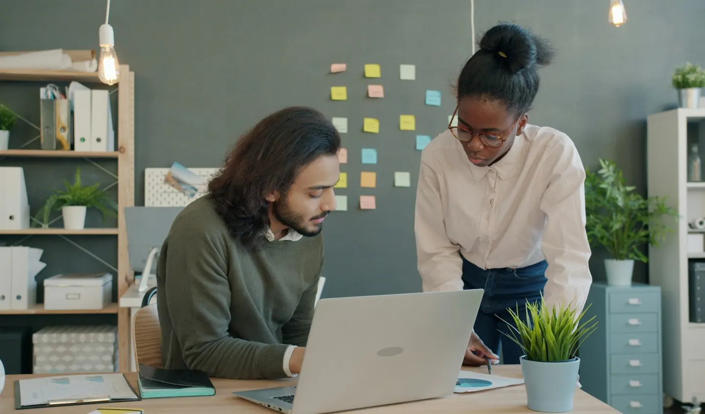 The delivery desk — a shared workspace mid-shift
